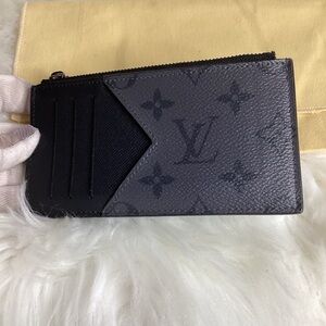 Louis Vuitton Monogram Black Coin Card Holder